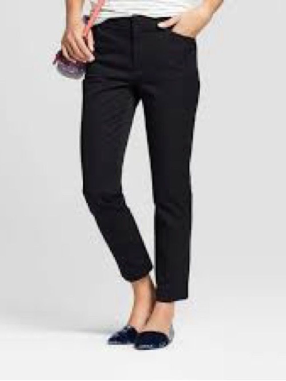 a new day Black Tailored Ankle Trousers